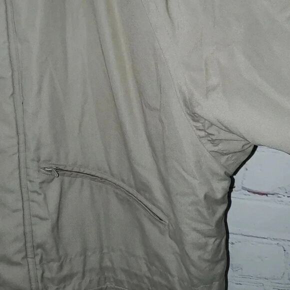 London Fog All Weather Khaki Lined Field Winter Coat Men's Size 44 Regular - Picture 5 of 13